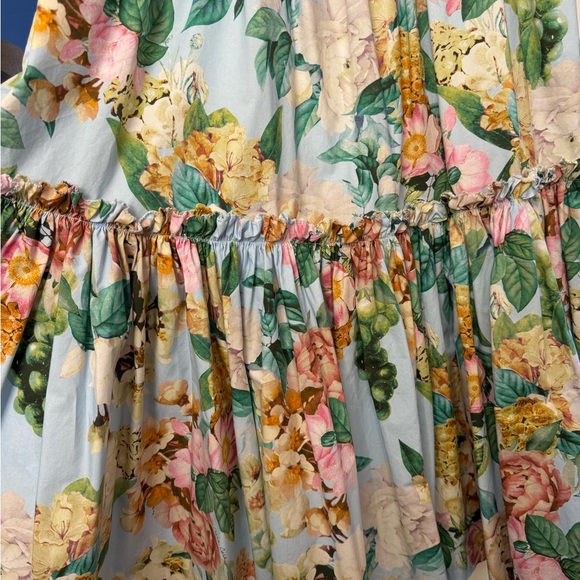 🩵🩷CARA CARA 🩷🩵 Marta Floral Midi Dress size 0 / $595 retail - Picture 6 of 14